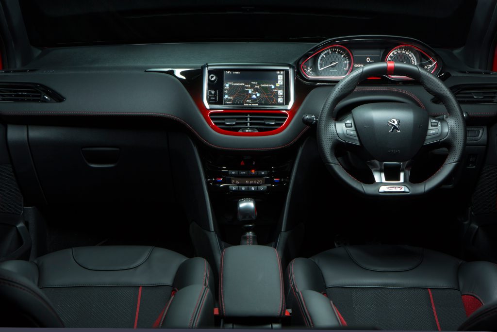 The Peugeot 208 GTi. The Peugeot 208 GTi.